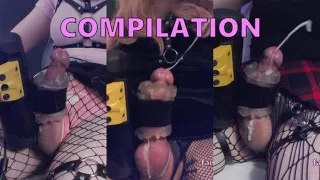 Femboy Milking Machine Cum Compilation