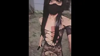 Asian Femboy Outdoor Squirt