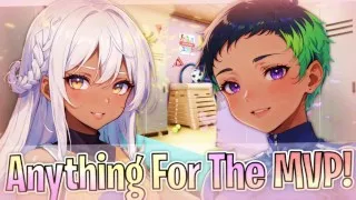 Femboy & Tomboy Cheerleaders Congratulate Your Big Win By Pleasing Your Cock! 💕💦 [MF4M Lewd ASMR]