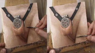 Wet Femboy Pussy Shadows and Detail - JOI of Painting Episode 126