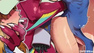 Femboy Link Was Way Too Irresistible, Sidon Couldn't Resist 🍑🍆 {Legend Of Zelda Hentai Animation}