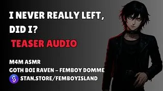 Goon to Goth Femboys JOI ASMR - TEASER AUDIO