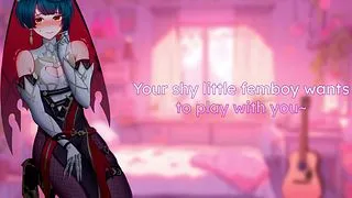 [ASMR] Your shy little femboy wants to play with you~│Soft Dom│Sissyboy Aesthetic│