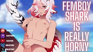 Femboy Shark Discovers Sex And Becomes Really Horny | ASMR