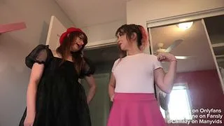 Sissy Femboy Feminized by Trans Roommate