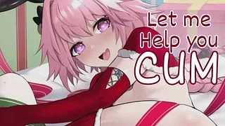 Deerboy makes you cum after a rough day of work | Femboy ASMR [blowjob]