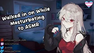 [TF4A] Walked in on While Masturbating to ASMR || NSFW ASMR || Trans girl ASMR ||