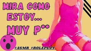 #Trans stepsister sucks and drains your cock while you masturbate - #ASMR #Roleplay