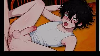 My roommate femboy sex in the kitchen