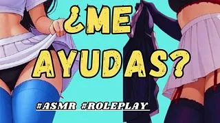 Hermanastra Trans te pide que mires como le quedan sus braguitas y ropa - Roleplay Español (Completo)