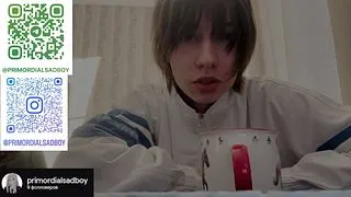 Little femboy wants to fuck a busty goth
