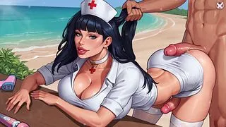 Trans Dr.Delora Veil : A Fetishist Bends Down Bumble Ass for Luxurious Resort Pass