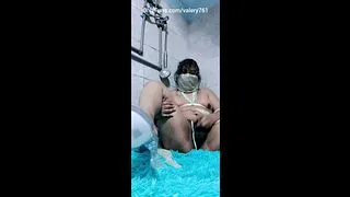 Trans girl performs a sensual dance for her black boyfriend who is away from home.
