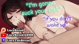 Waking up to femboy sex | Femboy ASMR [blowjob]