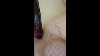 Trans femboy fucking my self with a 9-in