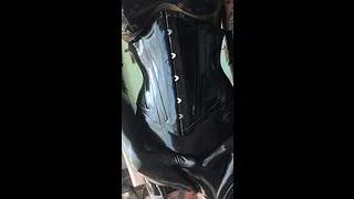 Trans girl loves latex