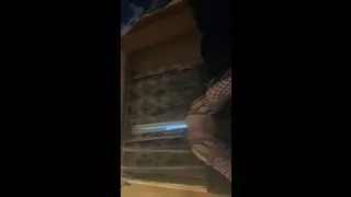 Cute femboy shaking ass and teasing