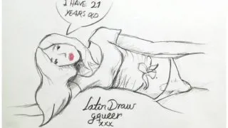 drawing latin shemale femboy sexy